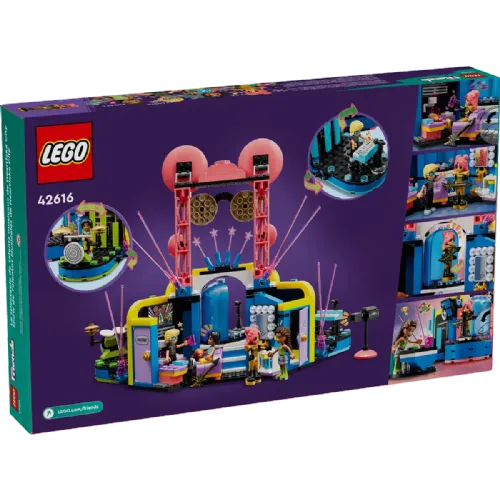 Kocke Lego® Friends: Tekmovanje glasbenih talentov v Heartlake Cityju (42616)