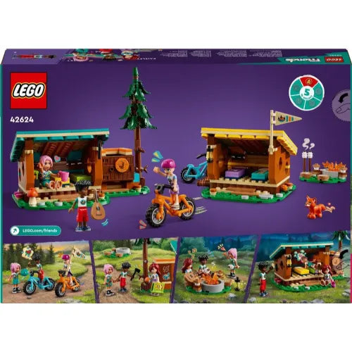 Kocke Lego Friends: Udobne koče v pustolovskem taboru (42624)