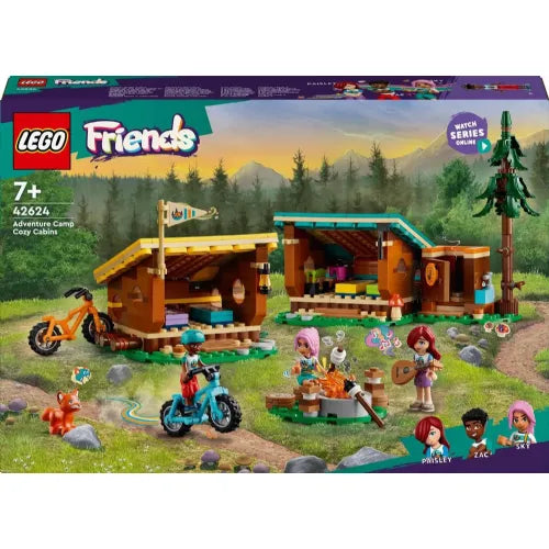 Kocke Lego Friends: Udobne koče v pustolovskem taboru (42624)