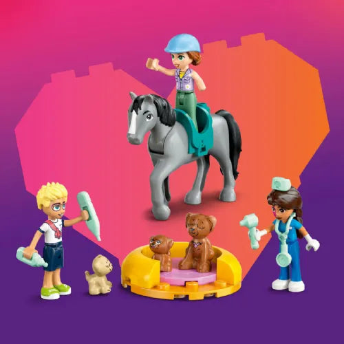 Kocke Lego Friends: Veterinarska klinika za konje in hišne ljubljenčke (42651)