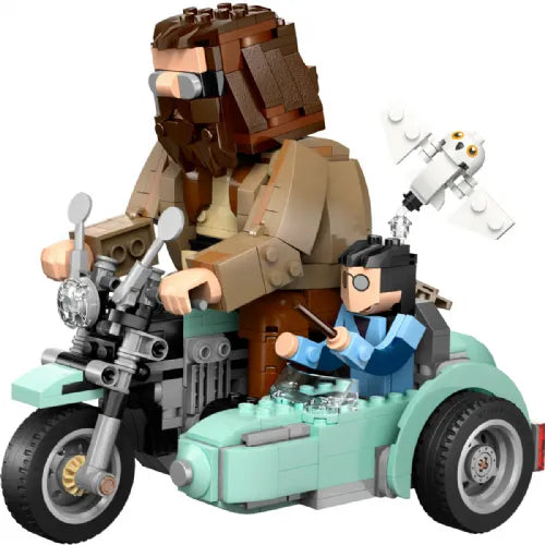 Kocke Lego Harry Potter: Hagridova™ in Harryjeva vožnja z motornim kolesom (76443)