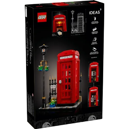 Kocke Lego® Ideas Rdeča londonska telefonska govorilnica (21347)