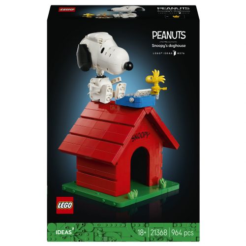 Kocke Lego Ideas: Snoopyjeva pasja kletka, 964 kos, od 18. let (21368)