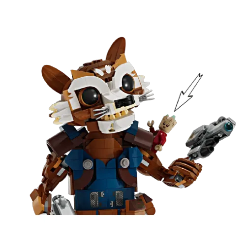Kocke Lego® Marvel Rocket in mali Groot (76282)