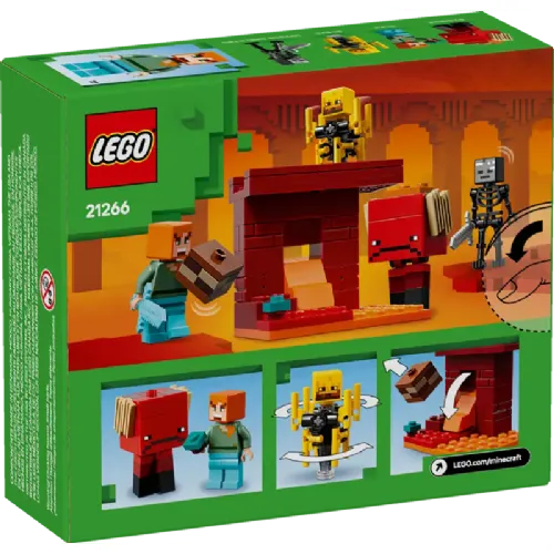 Kocke Lego Minecraft: Bitka z lavo v Netherju (21266)