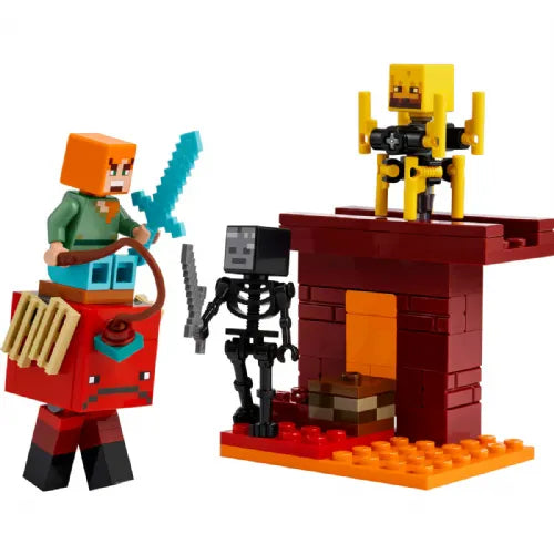 Kocke Lego Minecraft: Bitka z lavo v Netherju (21266)