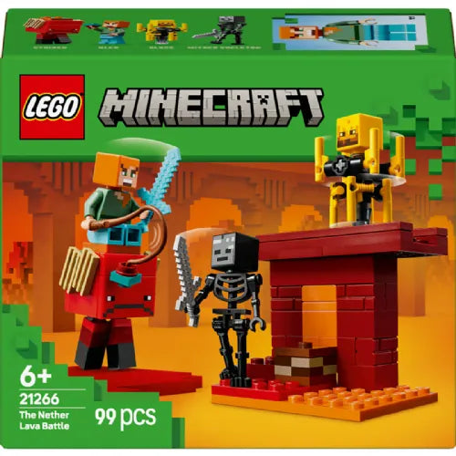 Kocke Lego Minecraft: Bitka z lavo v Netherju (21266)