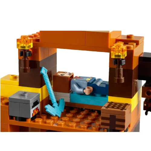 Kocke Lego Minecraft: Rudniški jašek v Badlandu (21263)