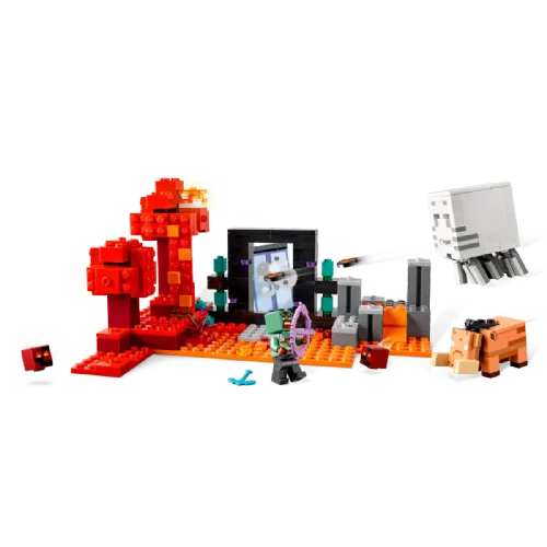 Kocke Lego® Minecraft®: Zaseda pri portalu v Nether (21255)