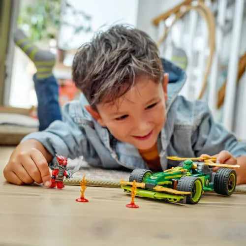 Kocke Lego Ninjago: Lloydov dirkalni avtomobil na poteg (71828)