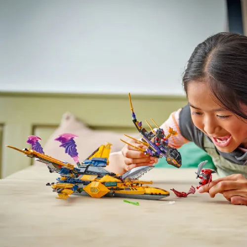 Kocke Lego Ninjago: Rasov in Arinov super nevihtni reaktivec (71833)