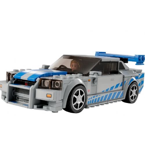 Kocke Lego® Speed Champions: 2 Fast 2 Furious Nissan Skyline GT-R (R34) (76917)