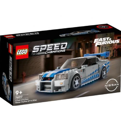 Bricks Lego® Speed Champions: 2 Fast 2 Furious Nissan Skyline GT-R (R34) (76917)