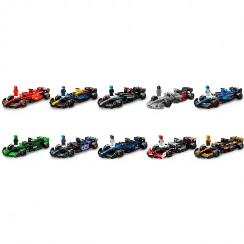 Kocke Lego Speed Champions Formula1, 2558 kosov, za 10+ let, za najstnike in odrasle