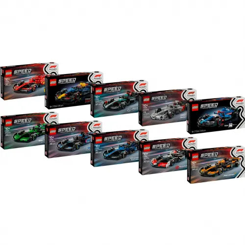 Kocke Lego Speed Champions Formula1, 2558 kosov, za 10+ let, za najstnike in odrasle