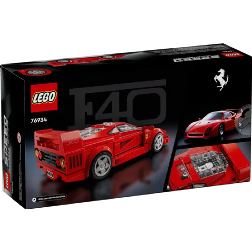 Kocke Lego® Speed Champions: Superavtomobil Ferrari F40 (76934)