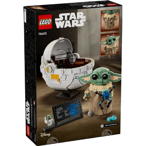 Kocke Lego Star Wars: Grogu™ z lebdilnim vozičkom (75403)