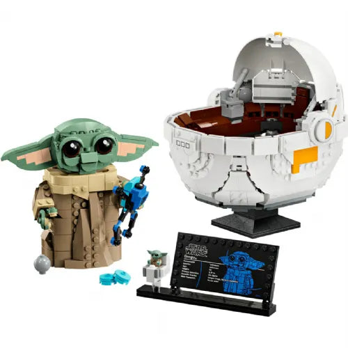 Kocke Lego Star Wars: Grogu™ z lebdilnim vozičkom (75403)