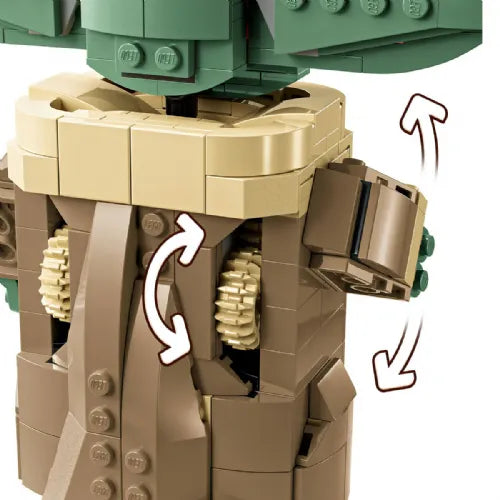 Kocke Lego Star Wars: Grogu™ z lebdilnim vozičkom (75403)