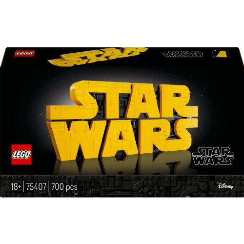 Kocke Lego Star Wars: Iz kock sestavljeni logotip Vojna zvezd (75407), 700 kock, od 18. let