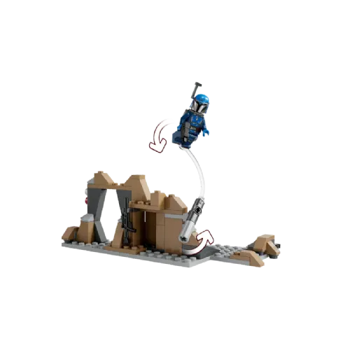 Kocke Lego Star Wars™: Spopad Paza Vizsla™ in Moffa Gideona™ (75373)