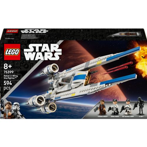 Kocke Lego Star Wars: Uporniški U-krilni zvezdni lovec™ (75399), 594 kock, od 8. let
