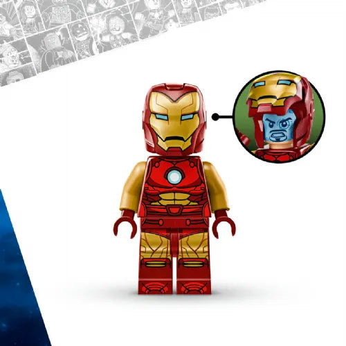 Kocke Lego Super Heroes: Robotski oklep Iron Man proti Ultronu (76307)