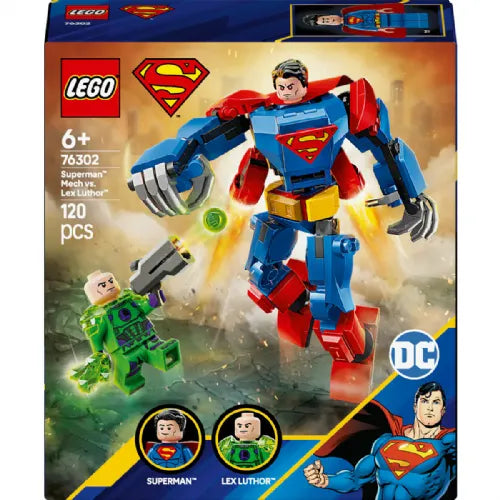 Kocke Lego Super Heroes: Supermanov™ robotski oklep proti Lexu Luthorju™ (76302)