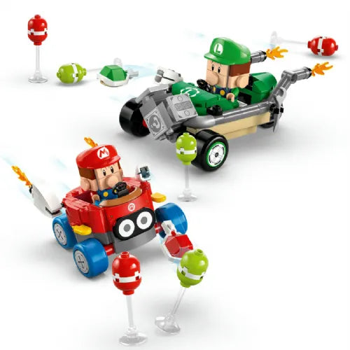 Kocke Lego Super Mario: Mario Kart™ – Baby Mario vs Baby Luigi (72034)