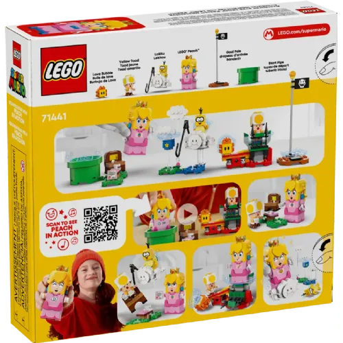Kocke Lego® Super Mario™ Pustolovščine z interaktivno figuro LEGO® Peach™ (71441)