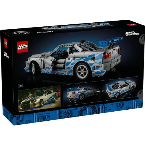 Kocke Lego Technic 2: Hitri in drzni dirkalnik Nissan Skyline GT-R(R34) (42210)