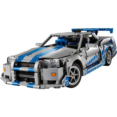 Kocke Lego Technic 2: Hitri in drzni dirkalnik Nissan Skyline GT-R(R34) (42210)