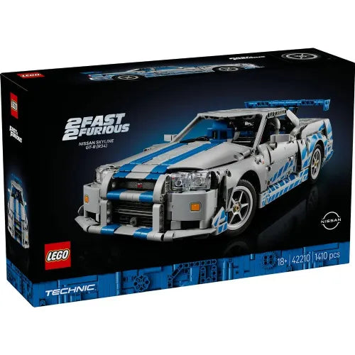 Kocke Lego Technic 2: Hitri in drzni dirkalnik Nissan Skyline GT-R(R34) (42210)