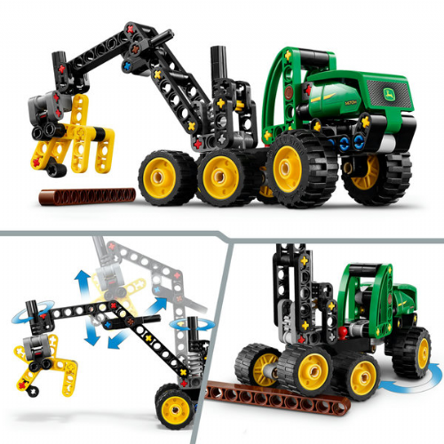 Lego Technic John Deere 1470H Wheeled Combine Harvester, 117 pieces, ages 7 and up 42218