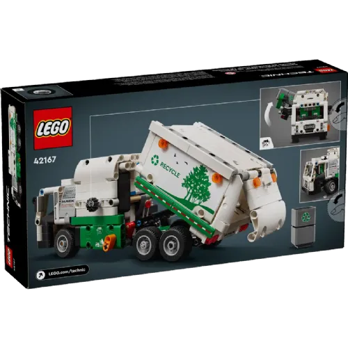 Kocke Lego® Technic: Mack® LR Electric, smetarsko vozilo (42167)