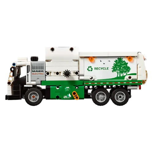 Kocke Lego® Technic: Mack® LR Electric, smetarsko vozilo (42167)
