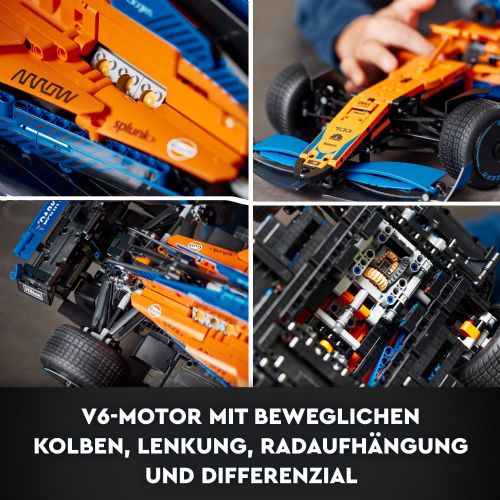 Kocke Lego® Technic™ McLaren: Formula 1™ Dirkalni avtomobil (42141)