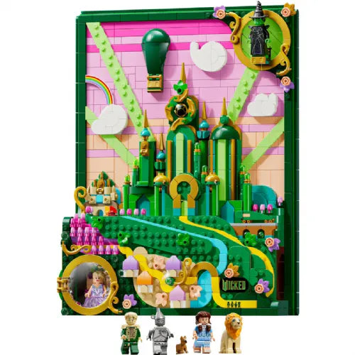Lego Wicked Emerald City Wall Art 75685, 1518 bricks, from the 18th century