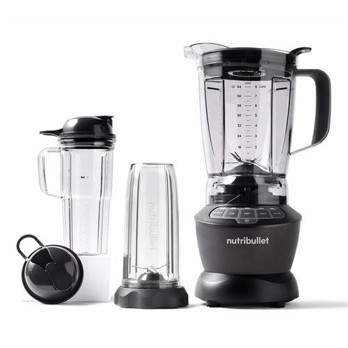 Kombinirani mešalnik Nutribullet NBF500DG, 1200 W, 1,8 L, & 0,925 L & 0,7 L, črna