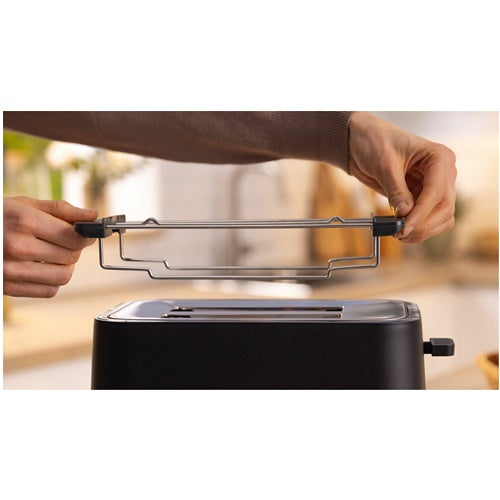 Bosch MyMoment TAT3MA123 compact toaster, 950W, for 2 slices of toast, black