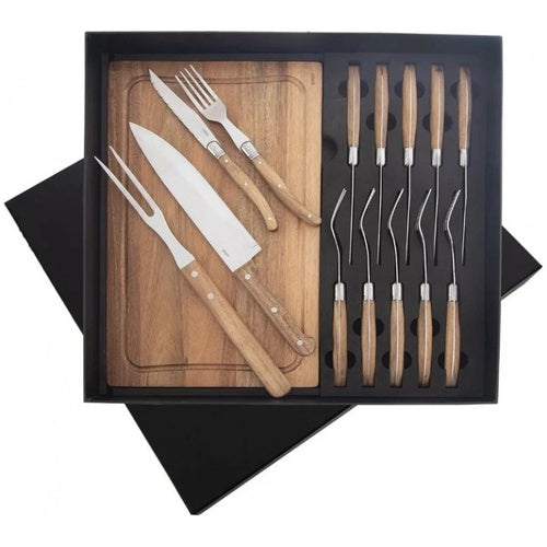 Silit Trend steak cutlery set, 12 pieces (stainless steel)