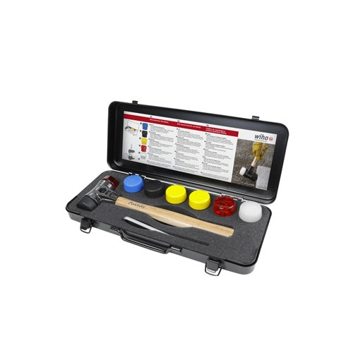 Wiha soft-faced hammer set, 8-piece (black/wood, Ø 40 mm)