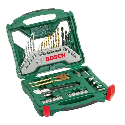 Bosch X-Line Titanium 50-piece socket/bit/drill bit set (green)