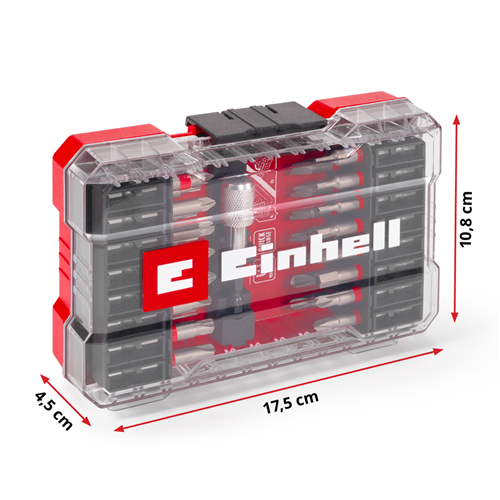 KWB 50 mm socket/bit/drill bit set in M-CASE case, 33 pieces
