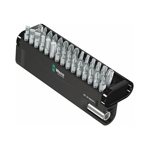 Wera Bit-Check 30 Metal 1 socket set (including plastic holder, stand)