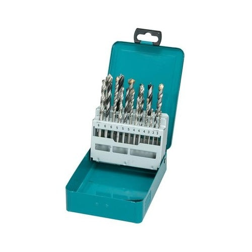 Makita D-46202 drill bit set, 18-piece (blue)