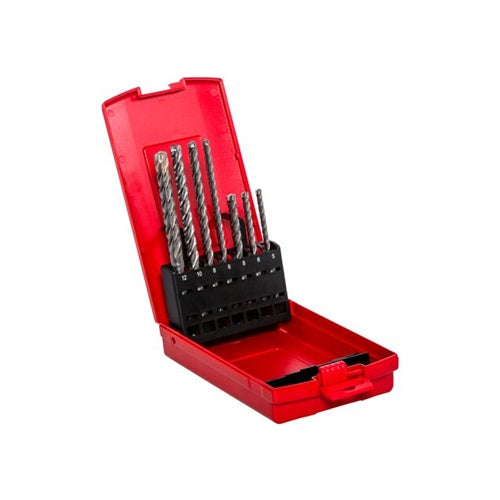 Fischer Quattric II SDS Plus hammer drill set (5 pieces, Ø 5–12 mm)