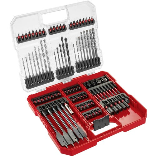 KWB XL-CASE impact drill and bit set, 95-piece, socket wrench/bit/drill bit set