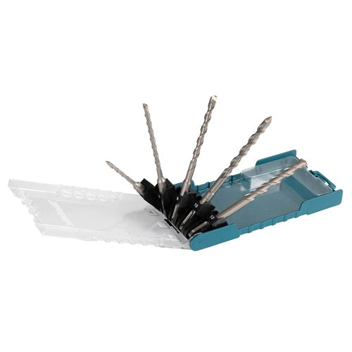 Makita SDS-plus hammer drill set, 5-piece (Ø 5 / 6 / 8 / 10 / 12 mm, working length 50 mm / 100 mm)
