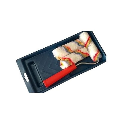 Roller set 100mm with drip tray + 3 rollers